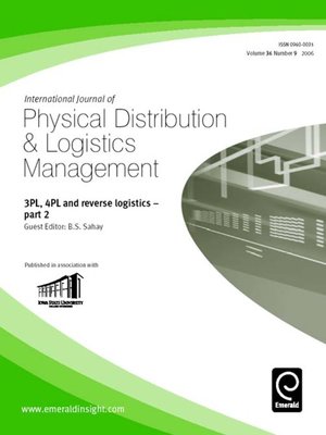 cover image of International Journal of Physical Distribution & Logistics Management, Volume 36, Issue 9